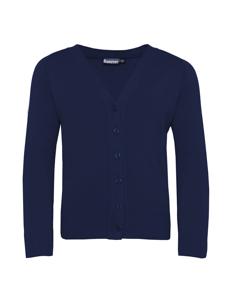 Nottage Navy Knitted Cardigan 50%Cotton-50%Acrylic