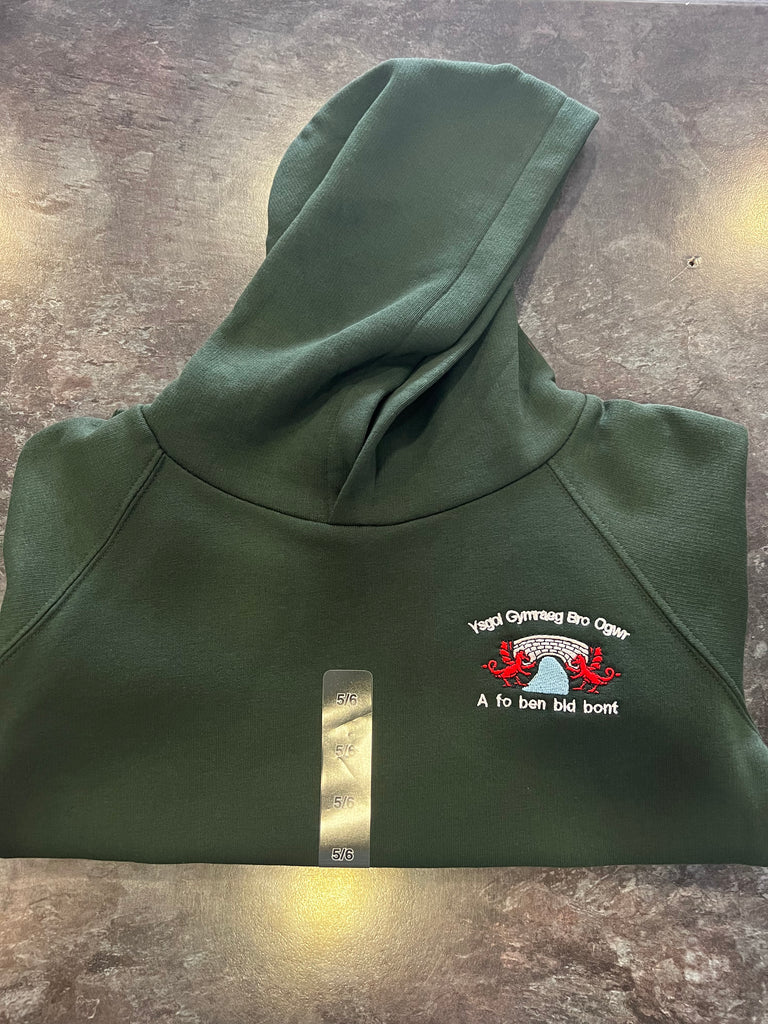 Ysgol Bro Ogwr over the head Hoodie