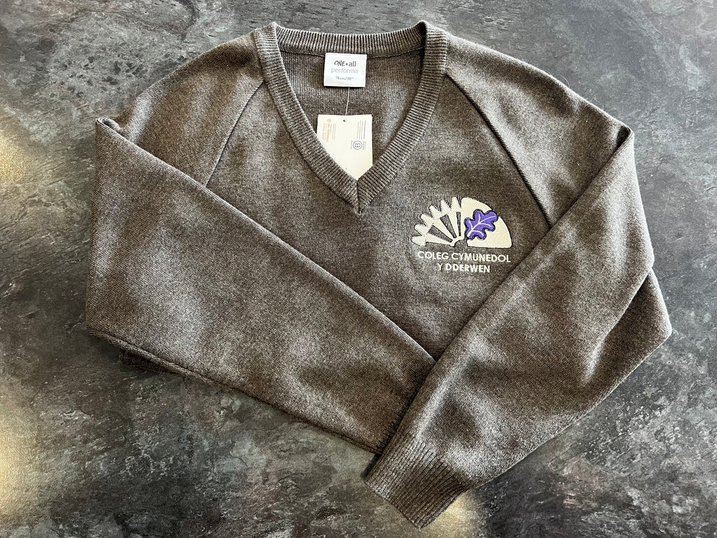 CCYD Grey Knitted Jumper/Cardigan
