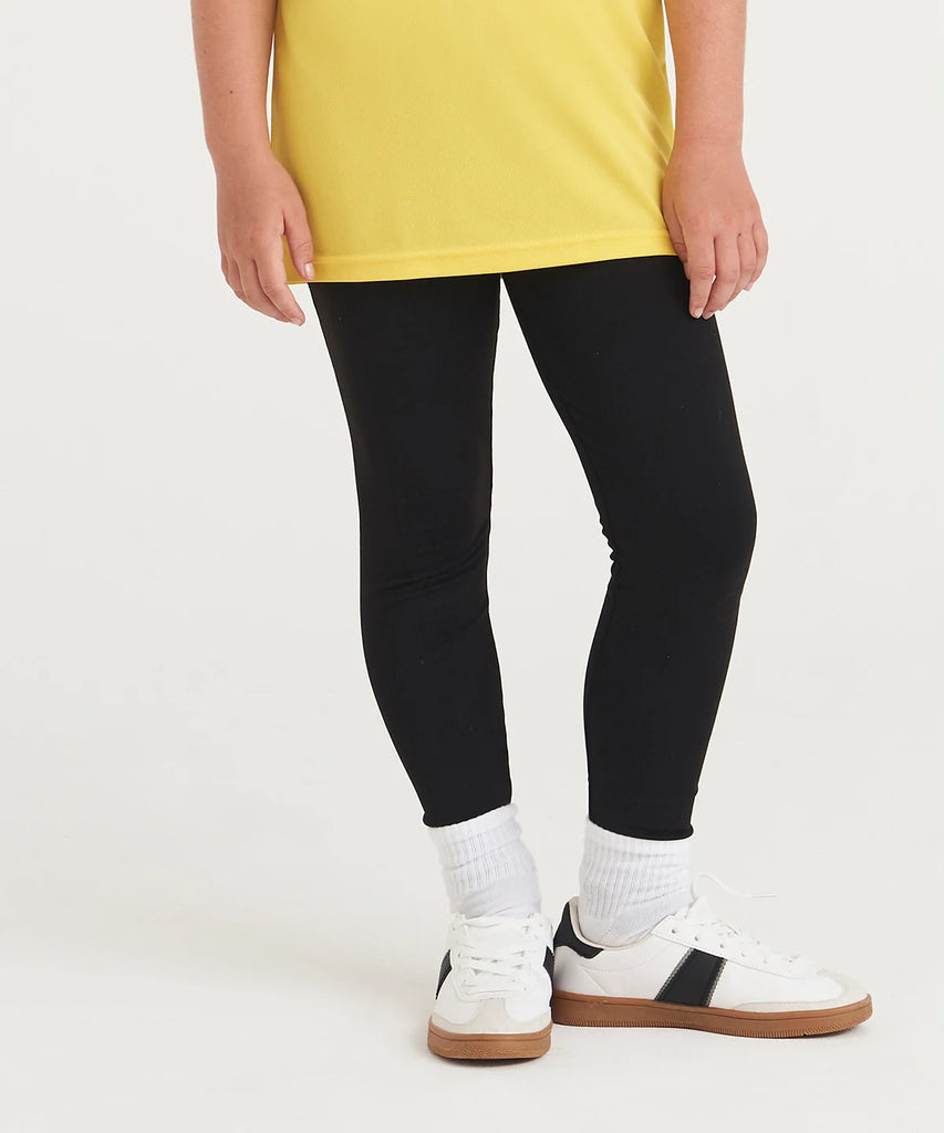 AWD children's black technical leggings