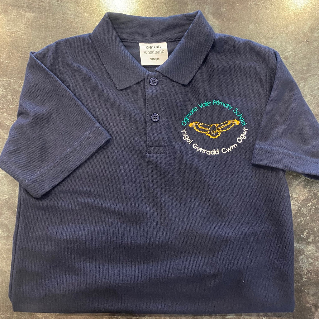 Ogmore Vale Primary Polo Shirt (Navy)