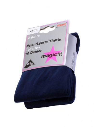100 Denier Opaque Tights (Twin Pack)